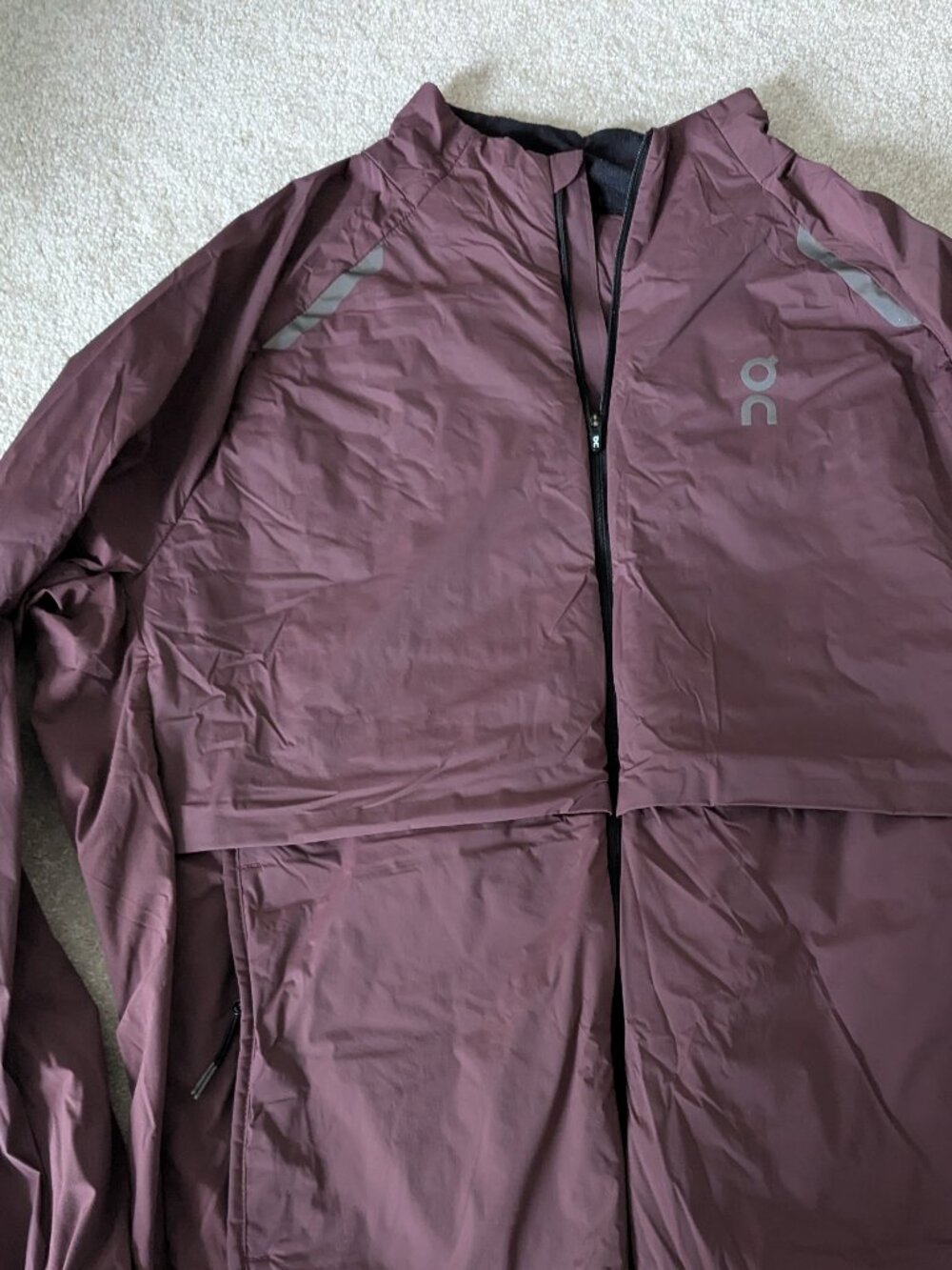 On Insulated Weather Jacket - mens small